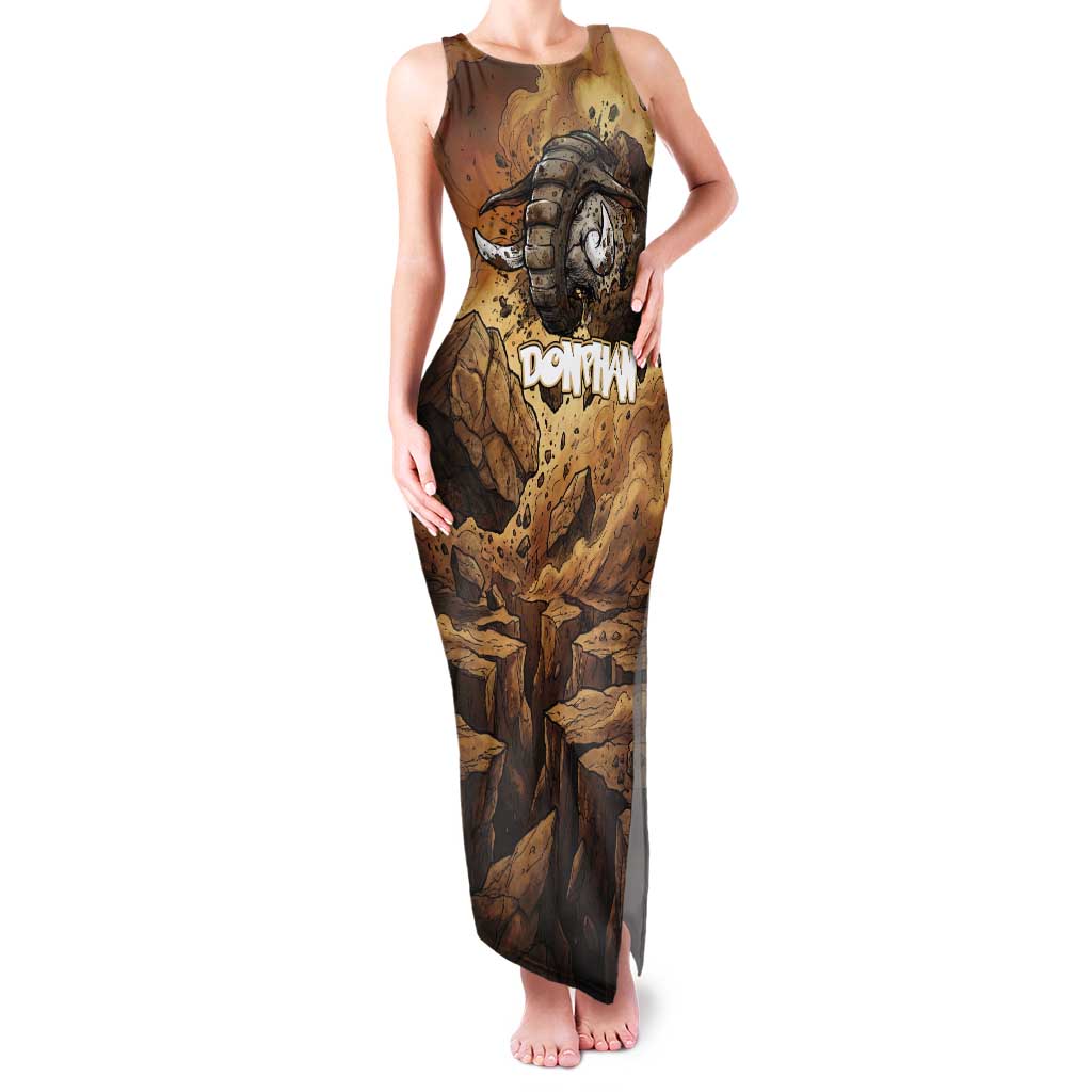 Donphan Tank Maxi Dress Explosive Earthquake Comic Art