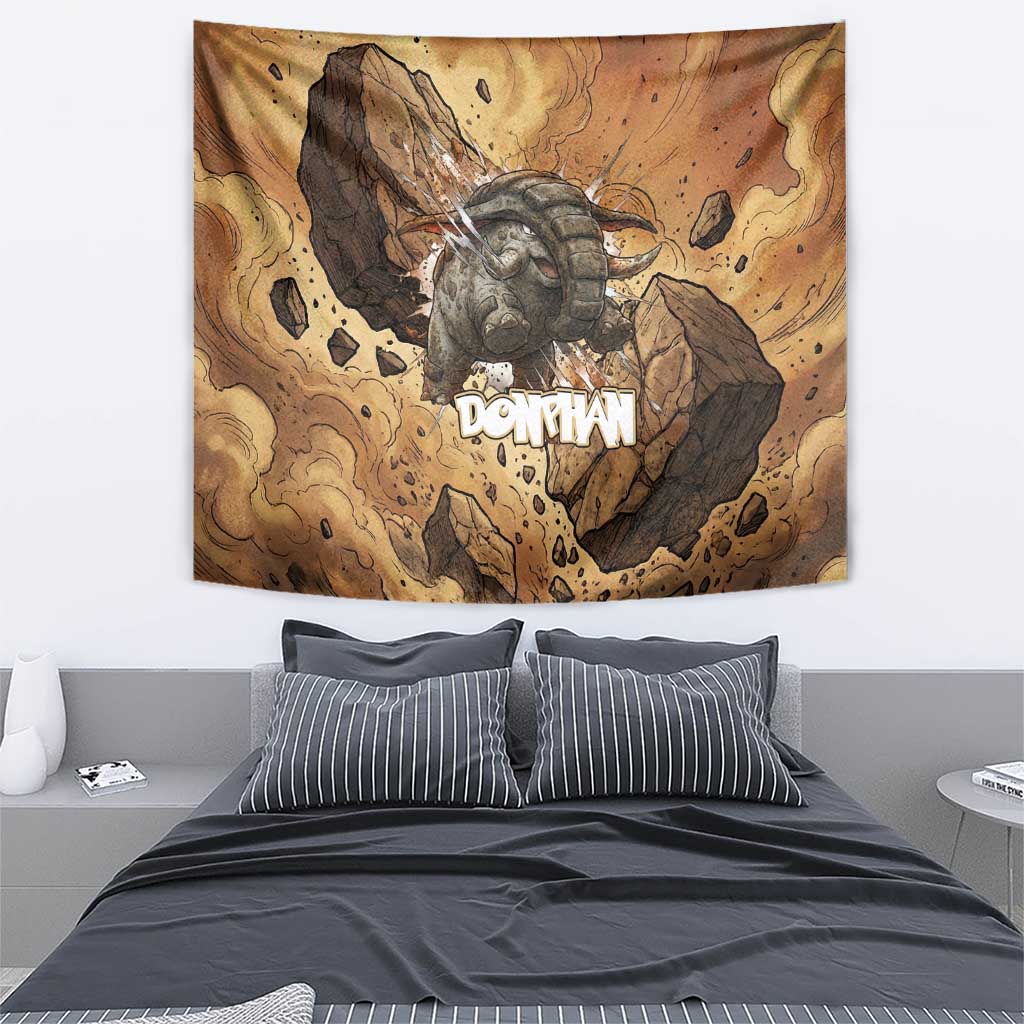 Donphan Tapestry Explosive Earthquake Comic Art