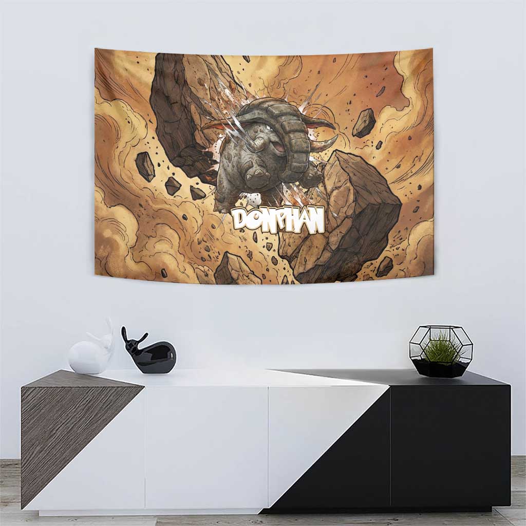 Donphan Tapestry Explosive Earthquake Comic Art
