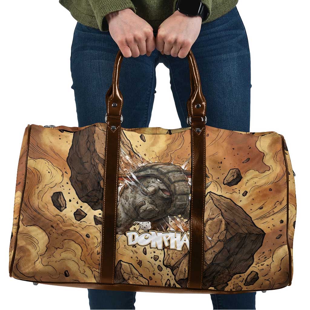 Donphan Travel Bag Explosive Earthquake Comic Art