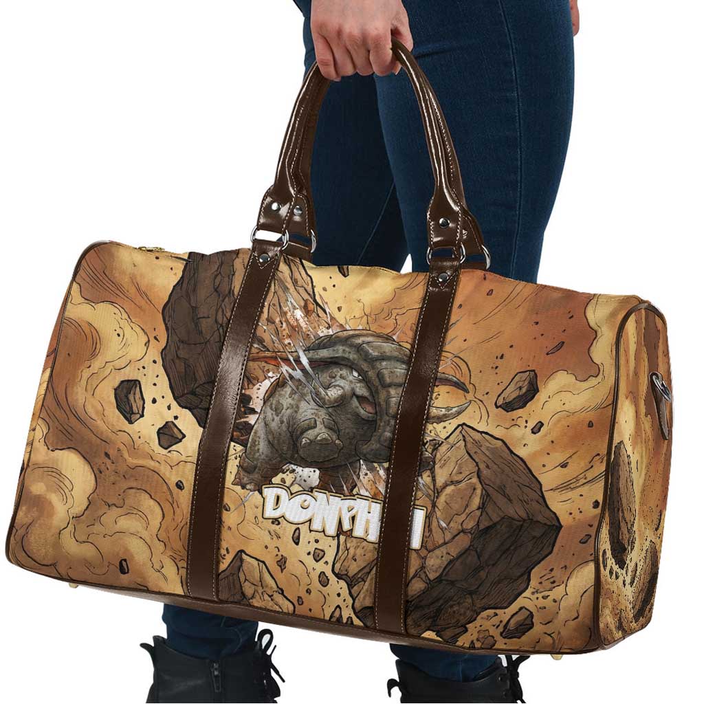 Donphan Travel Bag Explosive Earthquake Comic Art