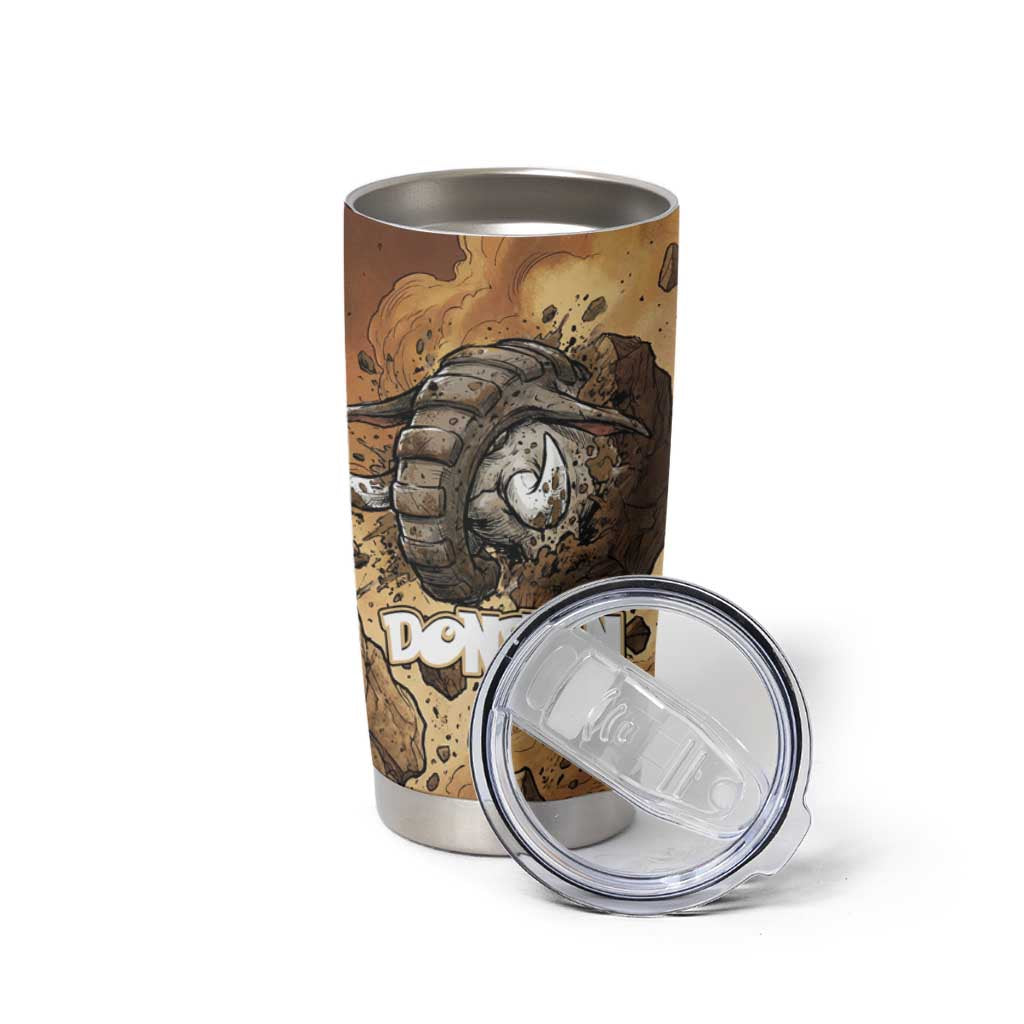 Donphan Tumbler Cup Explosive Earthquake Comic Art