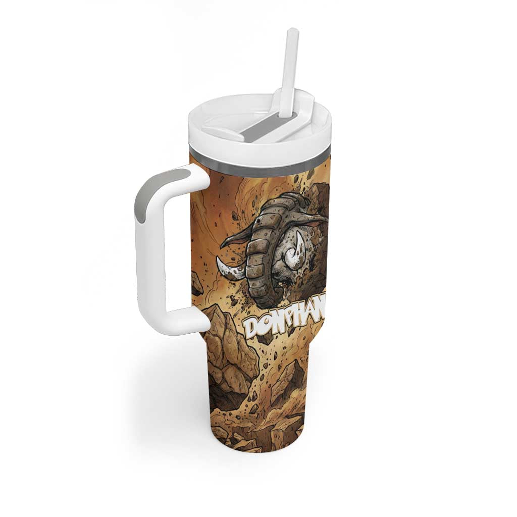 Donphan Tumbler With Handle Explosive Earthquake Comic Art