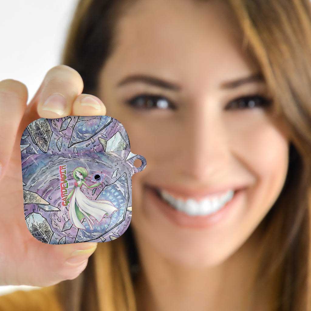 Gardevoir AirPods Case Shattered Crystal Galaxy Art