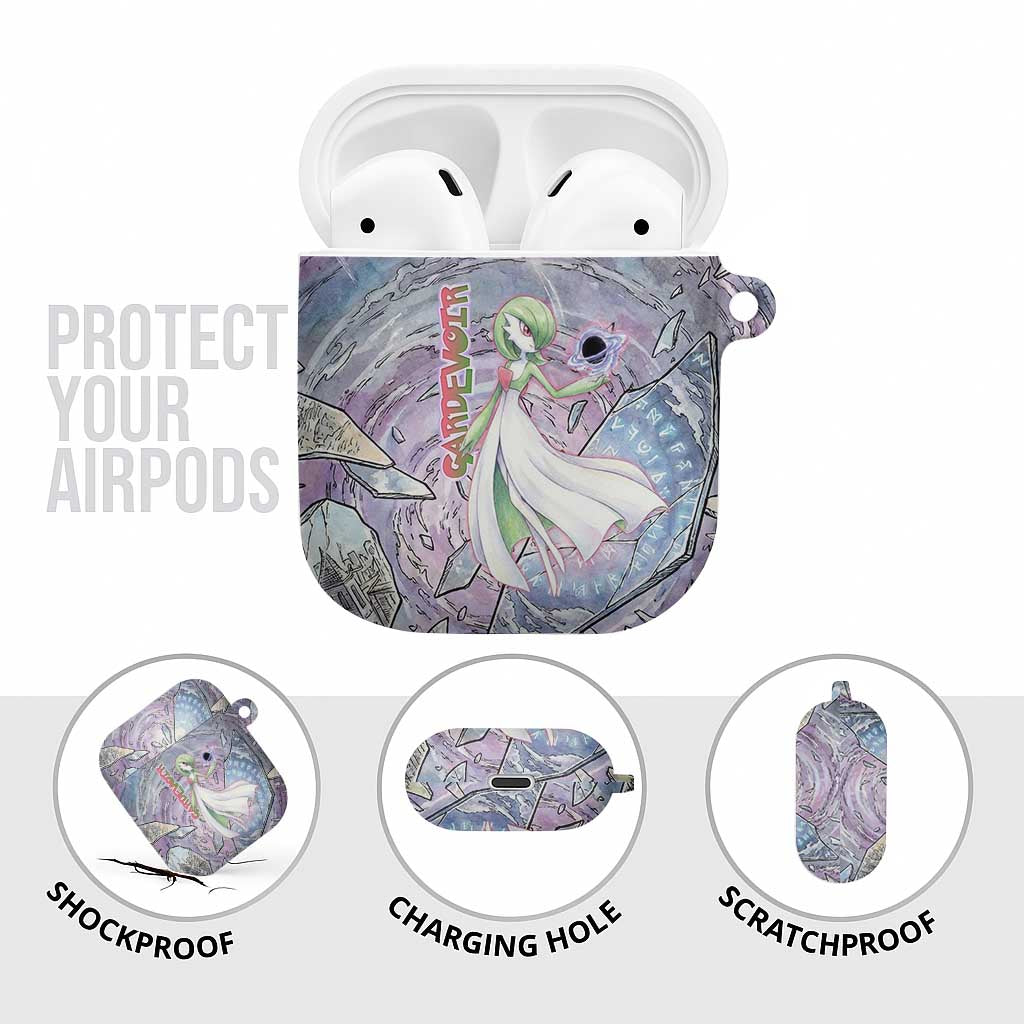 Gardevoir AirPods Case Shattered Crystal Galaxy Art