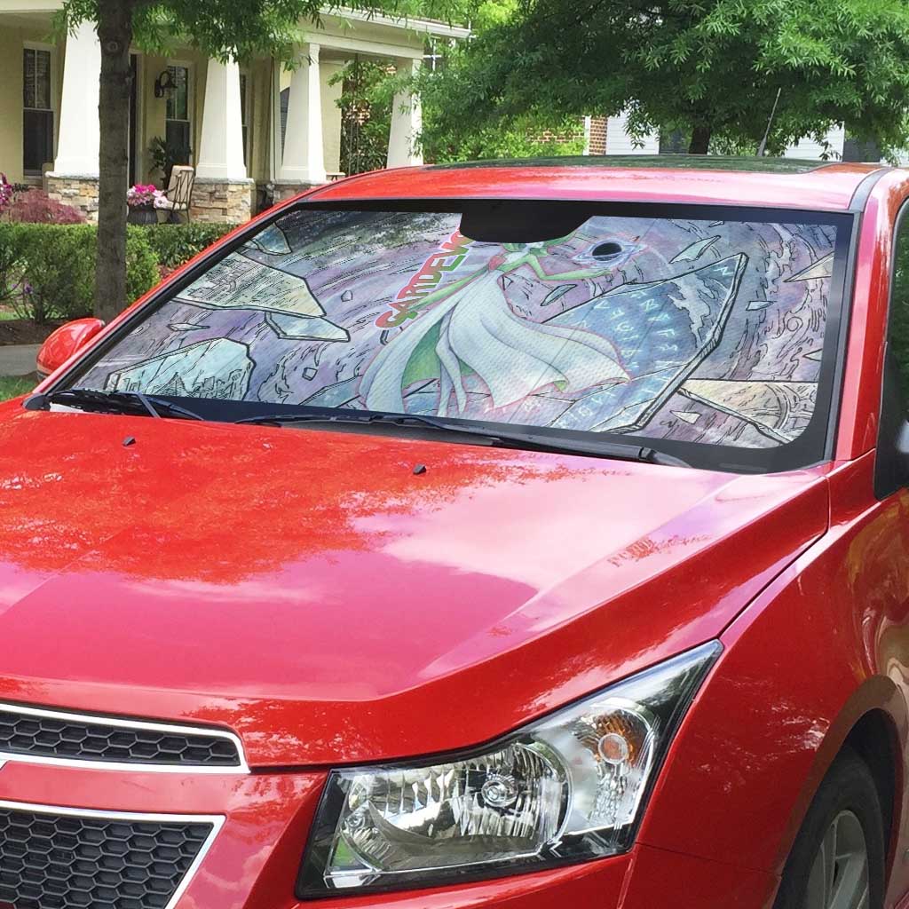Gardevoir Auto Sun Shade Shattered Crystal Galaxy Art