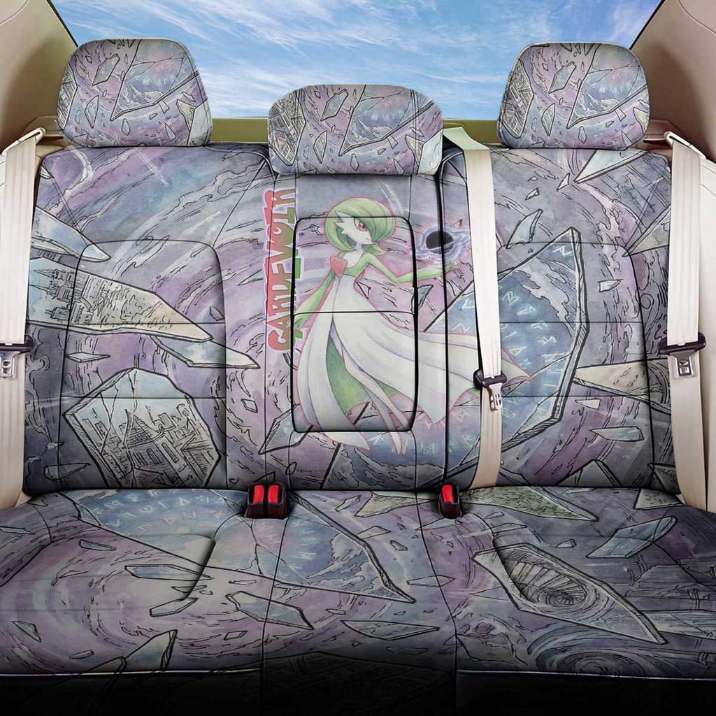 Gardevoir Back Car Seat Cover Shattered Crystal Galaxy Art