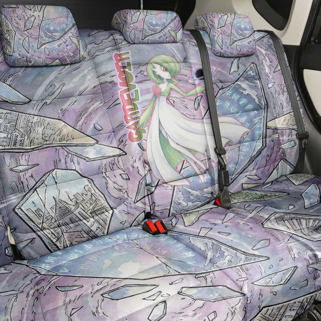 Gardevoir Back Car Seat Cover Shattered Crystal Galaxy Art