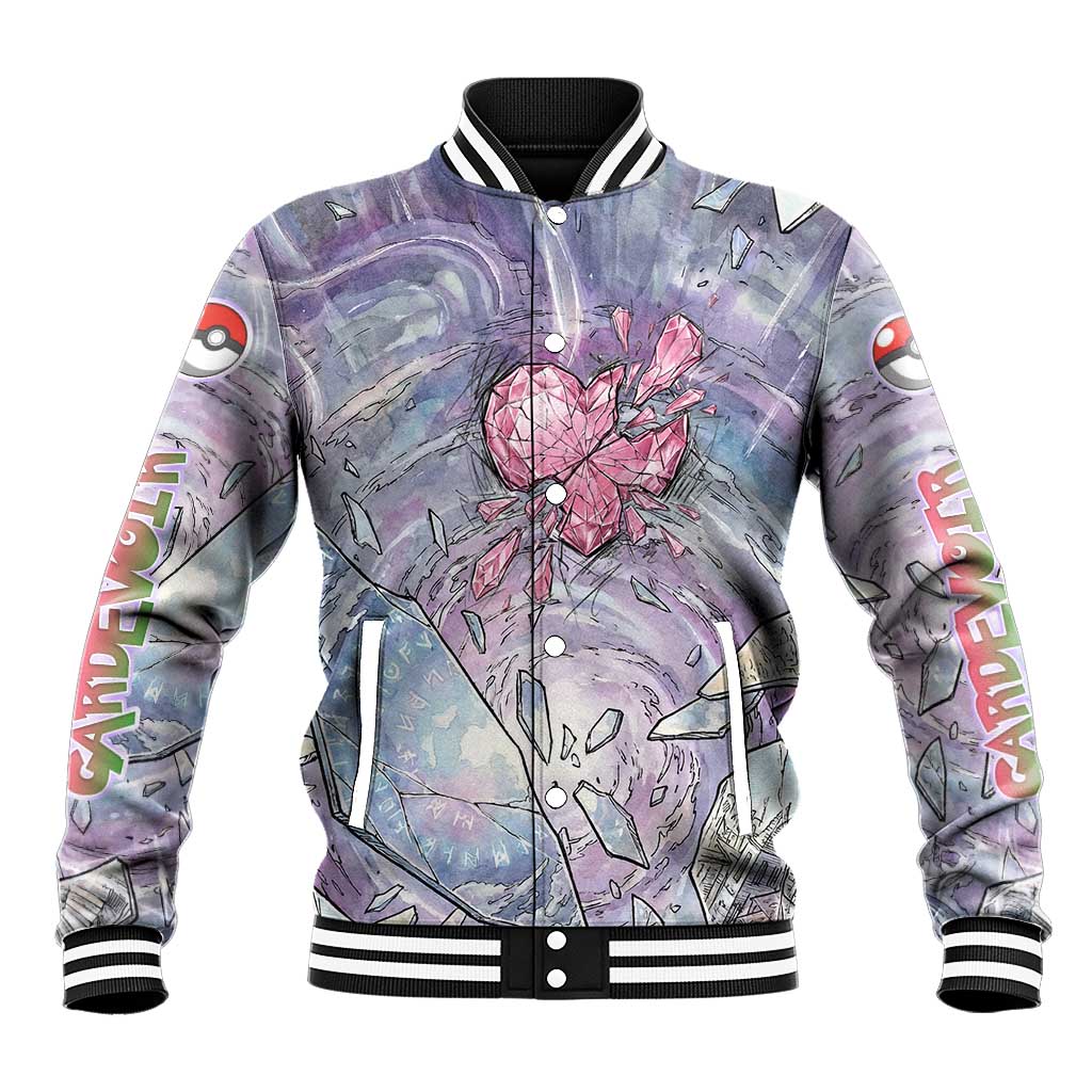 Gardevoir Baseball Jacket Shattered Crystal Galaxy Art