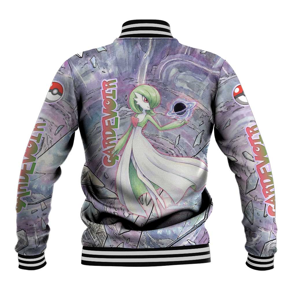 Gardevoir Baseball Jacket Shattered Crystal Galaxy Art