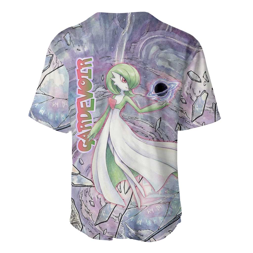 Gardevoir Baseball Jersey Shattered Crystal Galaxy Art