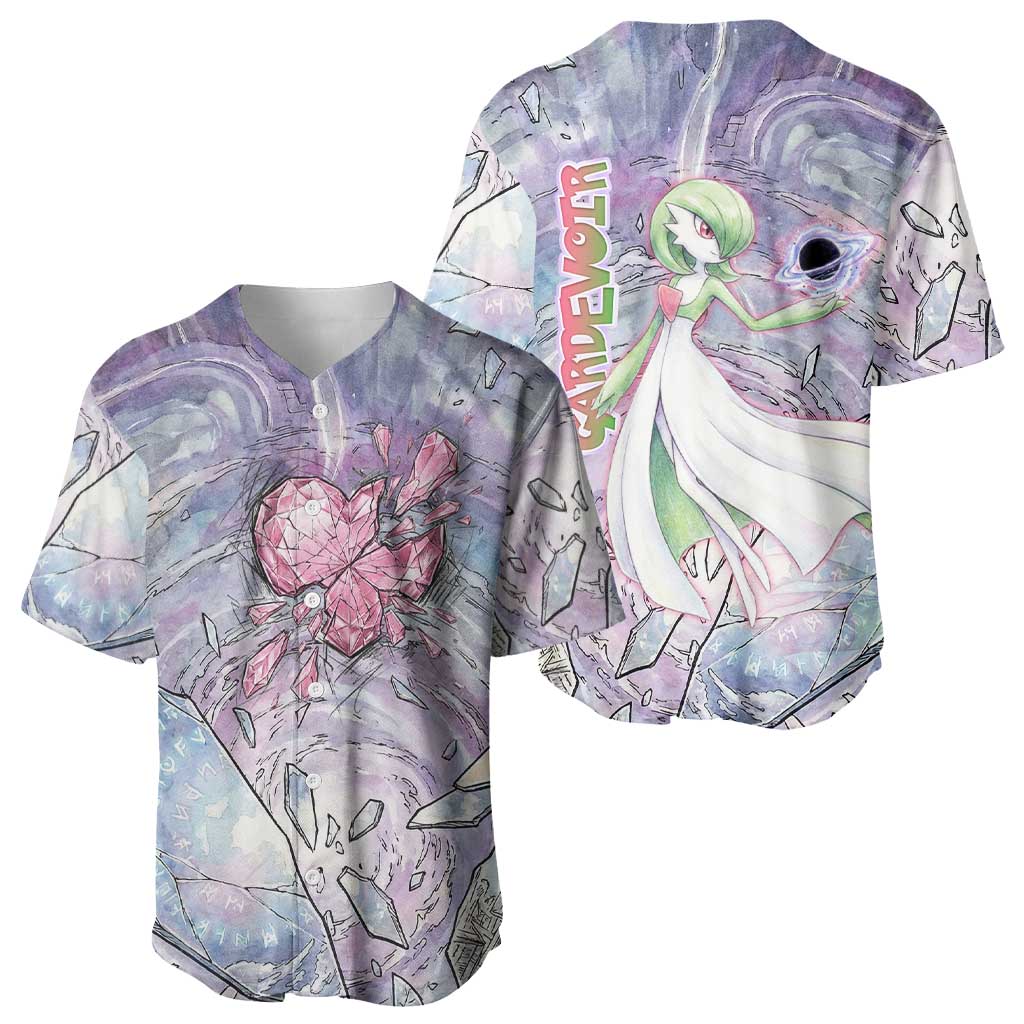 Gardevoir Baseball Jersey Shattered Crystal Galaxy Art