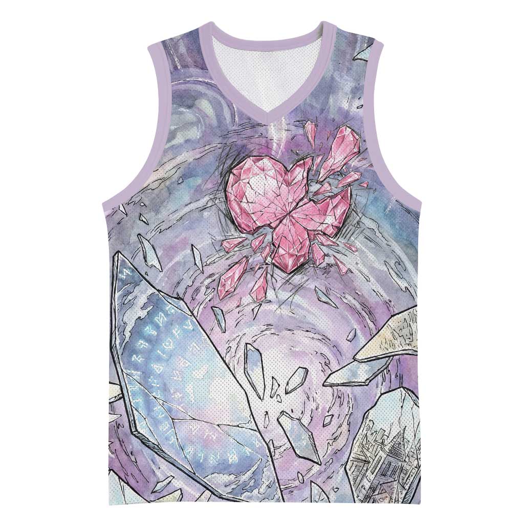 Gardevoir Basketball Jersey Shattered Crystal Galaxy Art