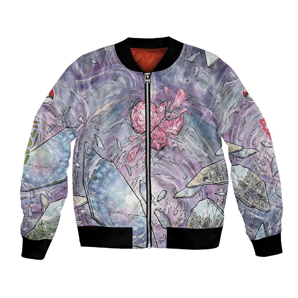 Gardevoir Bomber Jacket Shattered Crystal Galaxy Art