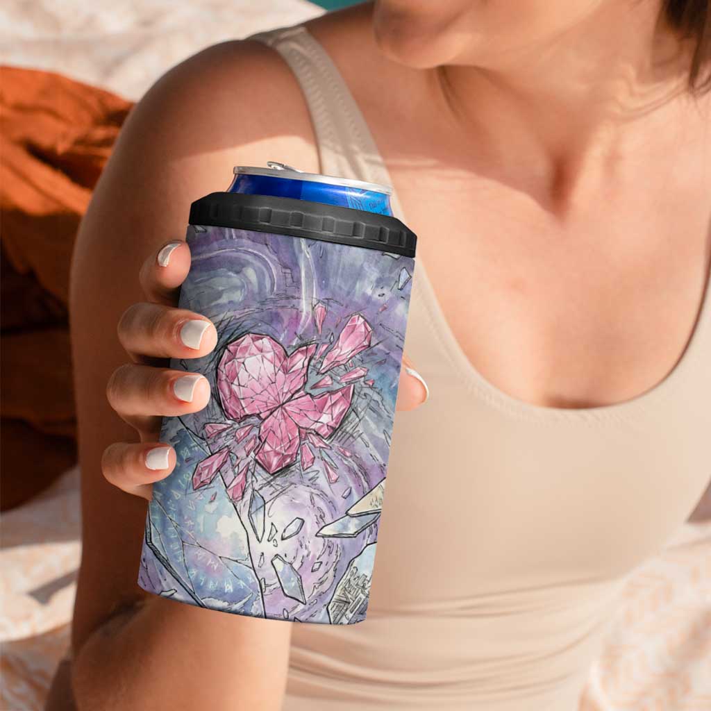 Gardevoir 4 in 1 Can Cooler Tumbler Shattered Crystal Galaxy Art