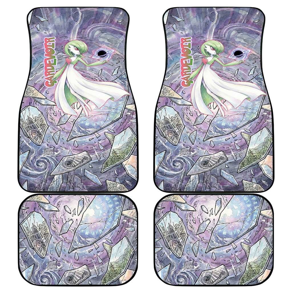 Gardevoir Car Mats Shattered Crystal Galaxy Art