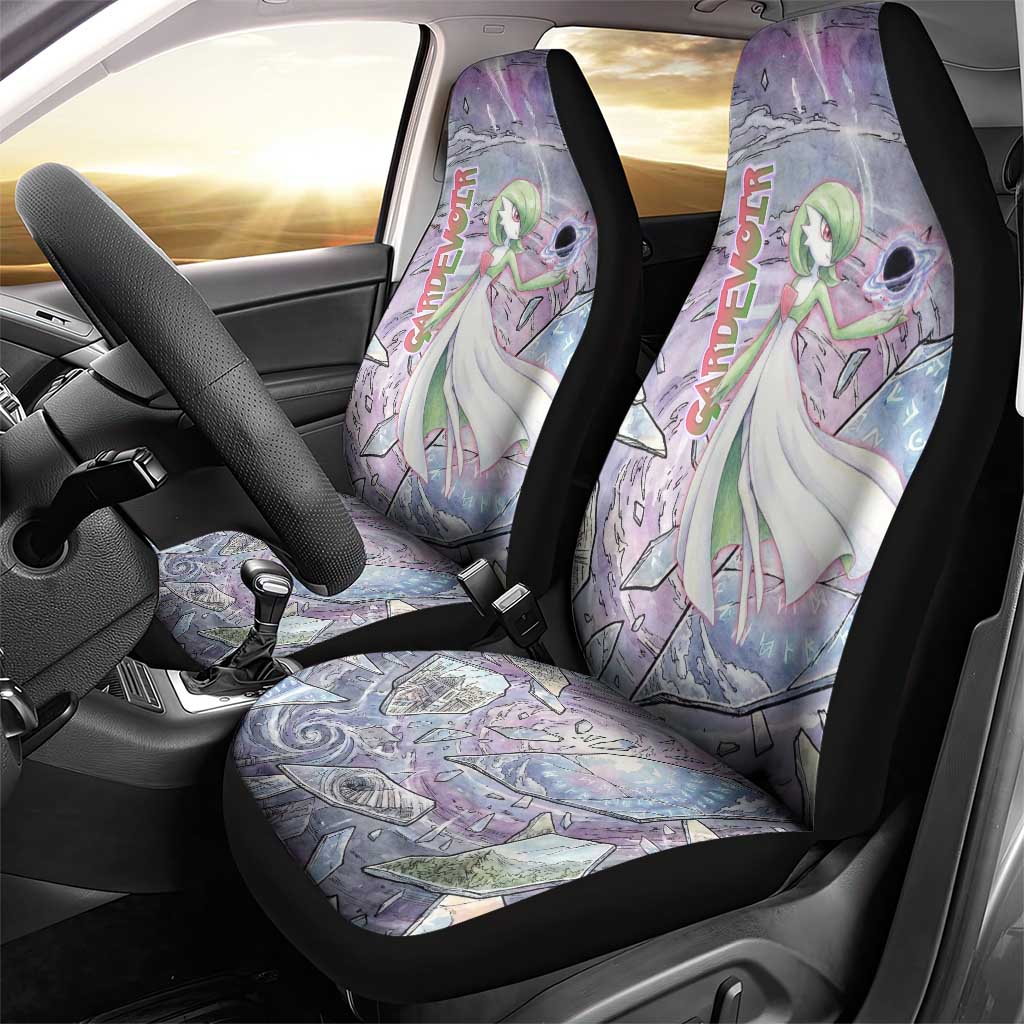 Gardevoir Car Seat Cover Shattered Crystal Galaxy Art