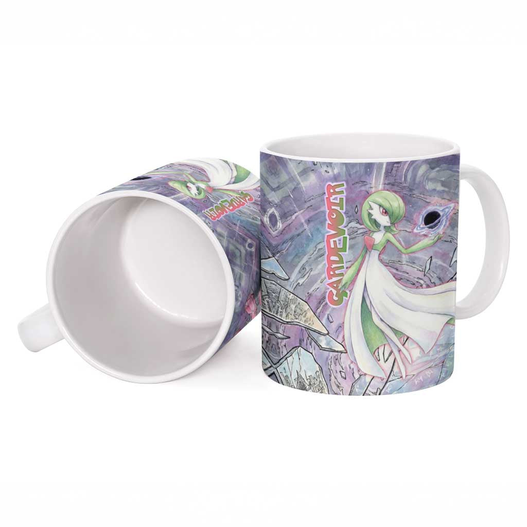 Gardevoir Ceramic Mug Shattered Crystal Galaxy Art