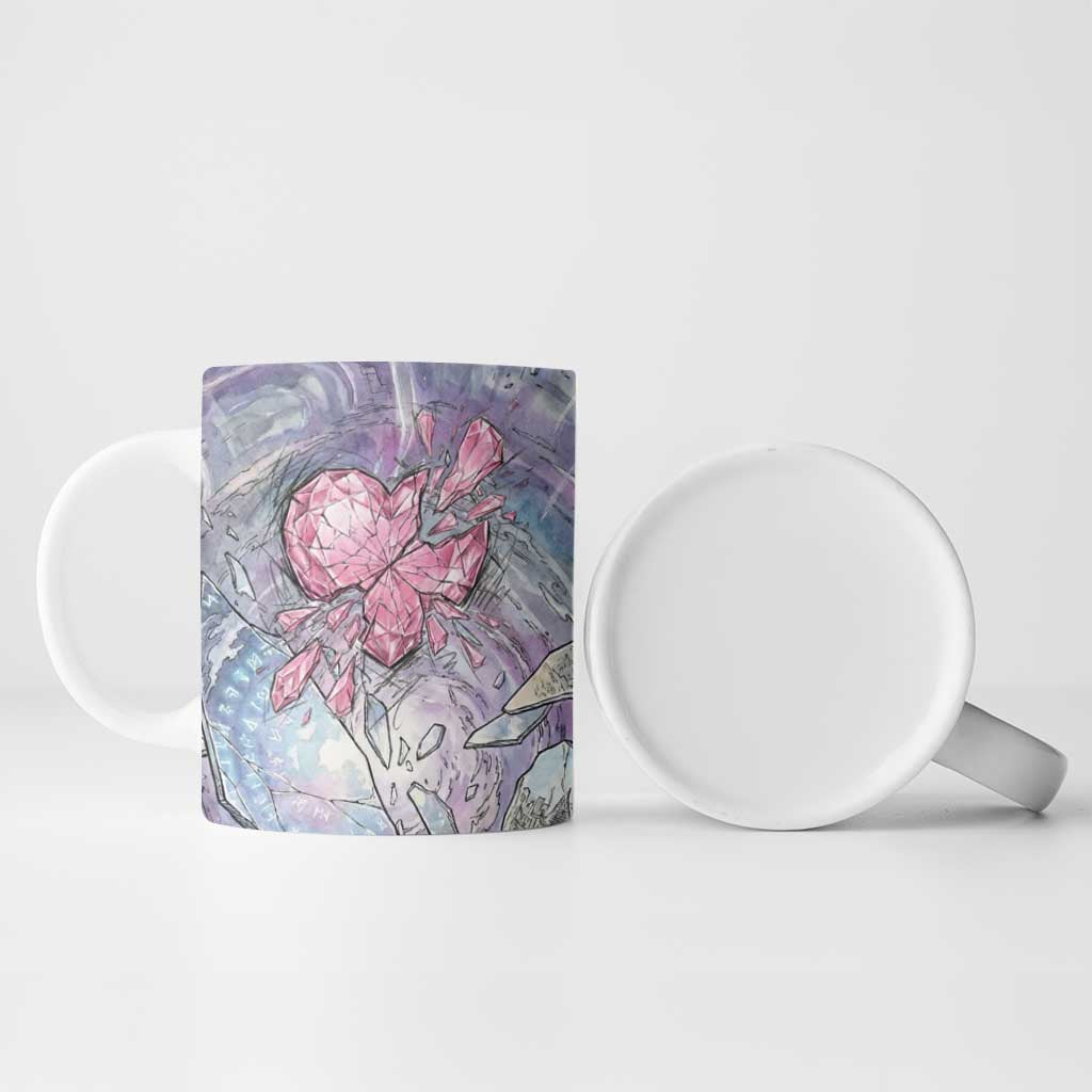Gardevoir Ceramic Mug Shattered Crystal Galaxy Art