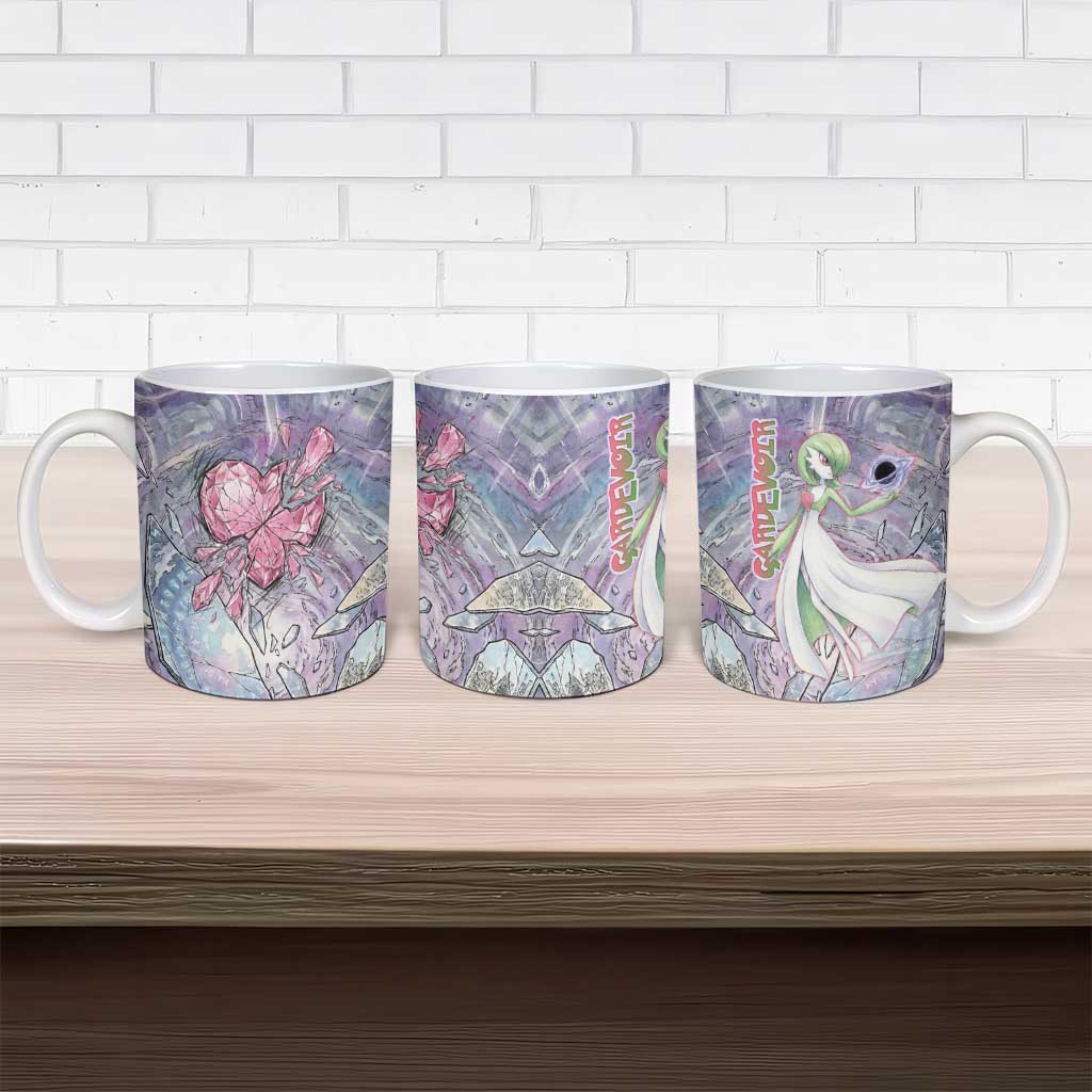 Gardevoir Ceramic Mug Shattered Crystal Galaxy Art