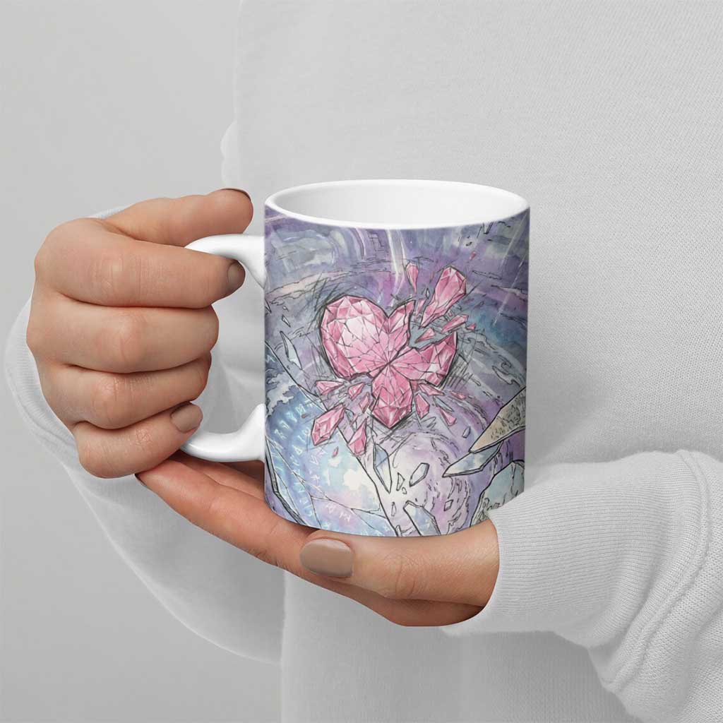 Gardevoir Ceramic Mug Shattered Crystal Galaxy Art