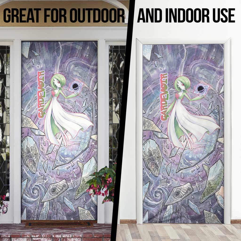 Gardevoir Door Cover Shattered Crystal Galaxy Art
