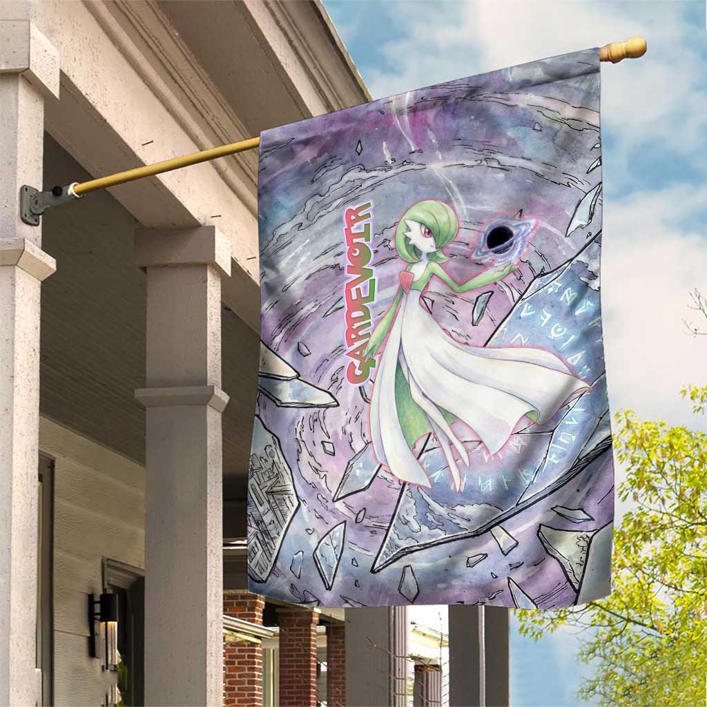 Gardevoir Garden Flag Shattered Crystal Galaxy Art