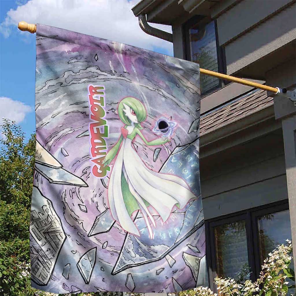 Gardevoir Garden Flag Shattered Crystal Galaxy Art