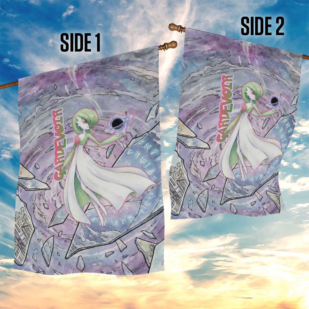 Gardevoir Garden Flag Shattered Crystal Galaxy Art