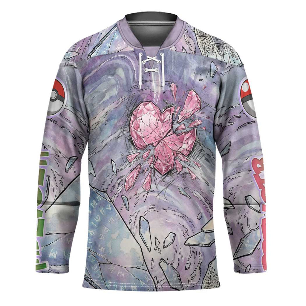 Gardevoir Hockey Jersey Shattered Crystal Galaxy Art