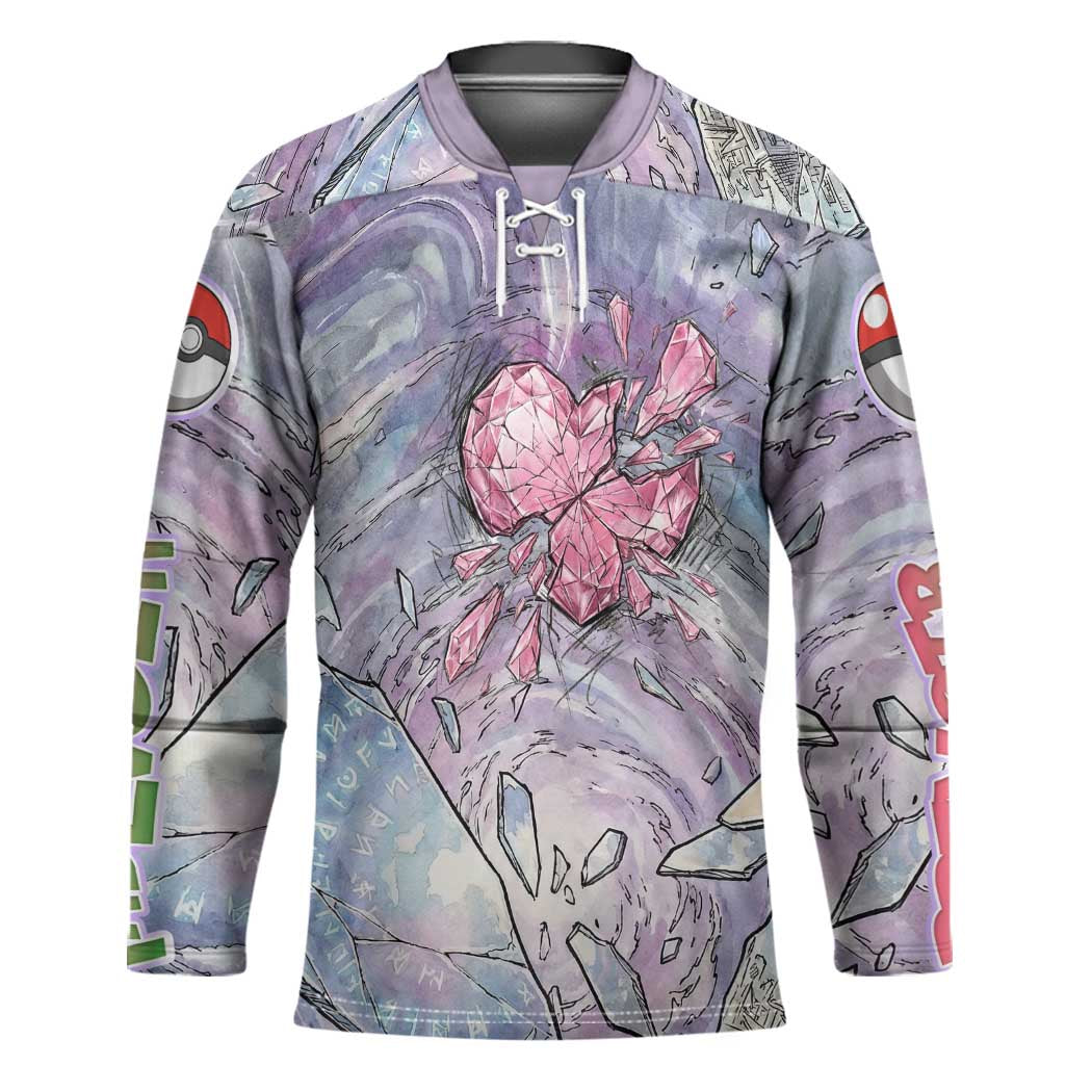 Gardevoir Hockey Jersey Shattered Crystal Galaxy Art