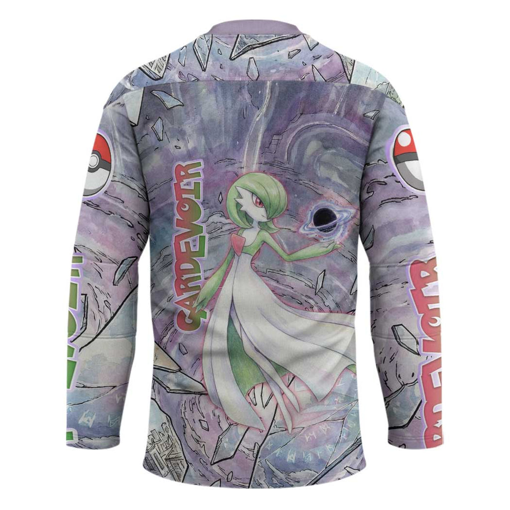 Gardevoir Hockey Jersey Shattered Crystal Galaxy Art
