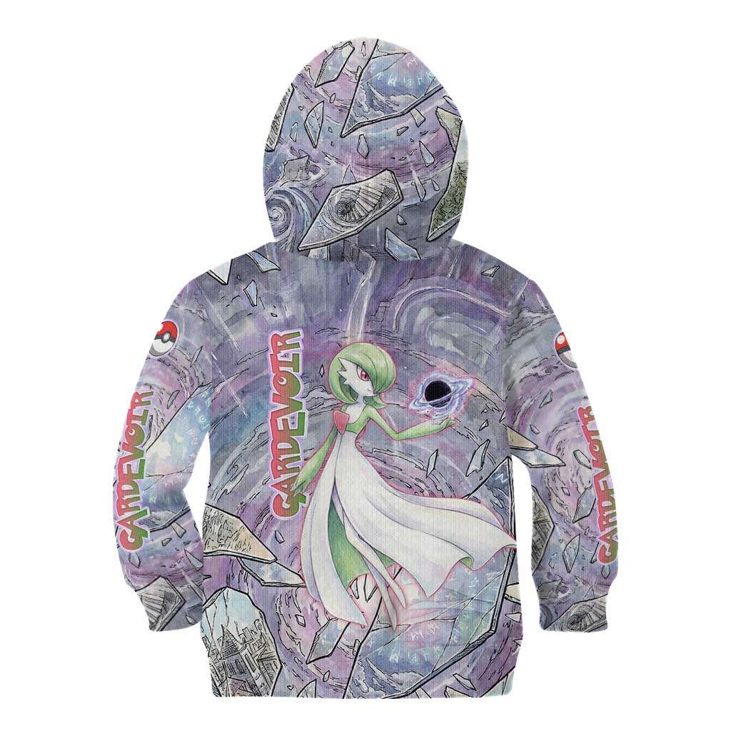 Gardevoir Kid Hoodie Shattered Crystal Galaxy Art