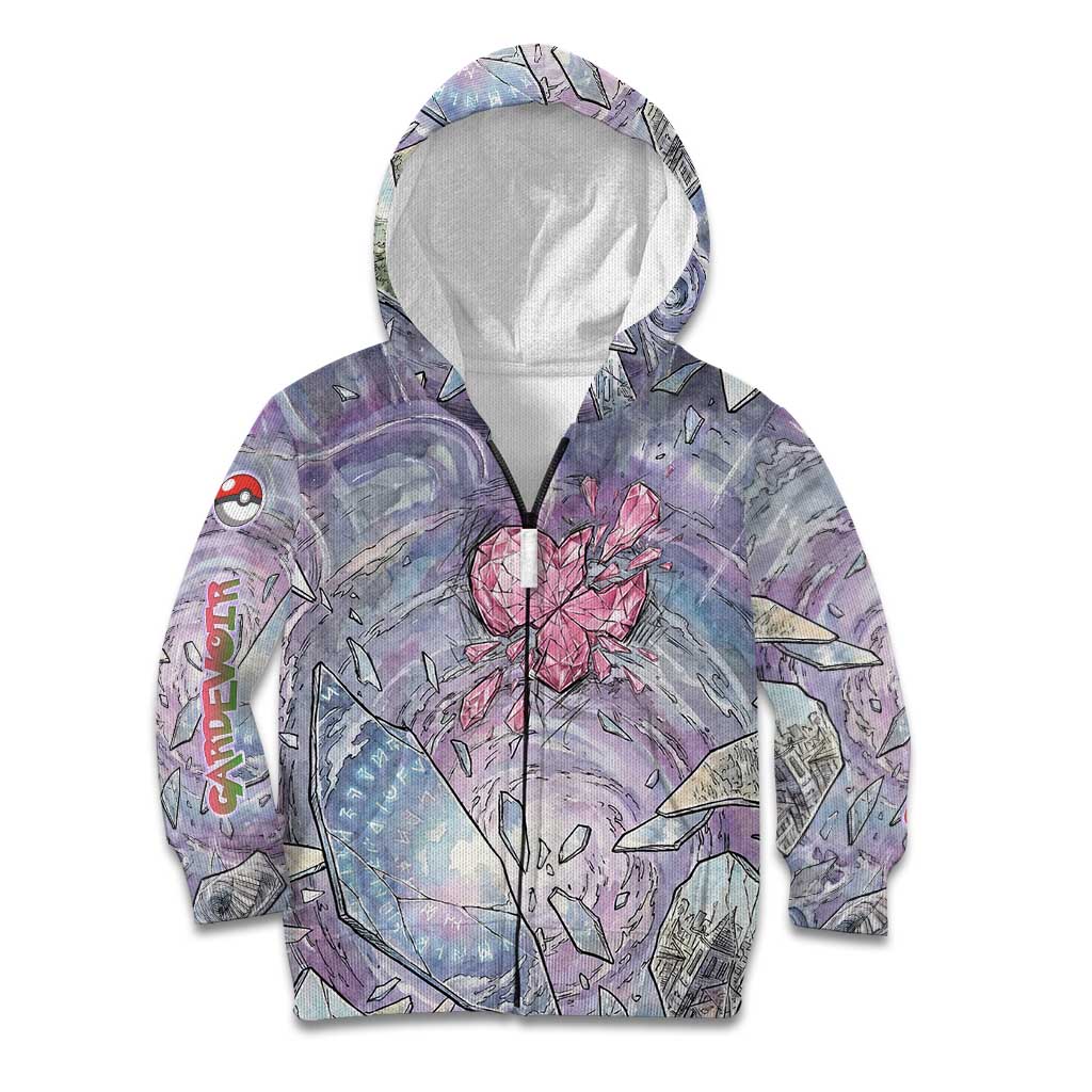 Gardevoir Kid Hoodie Shattered Crystal Galaxy Art