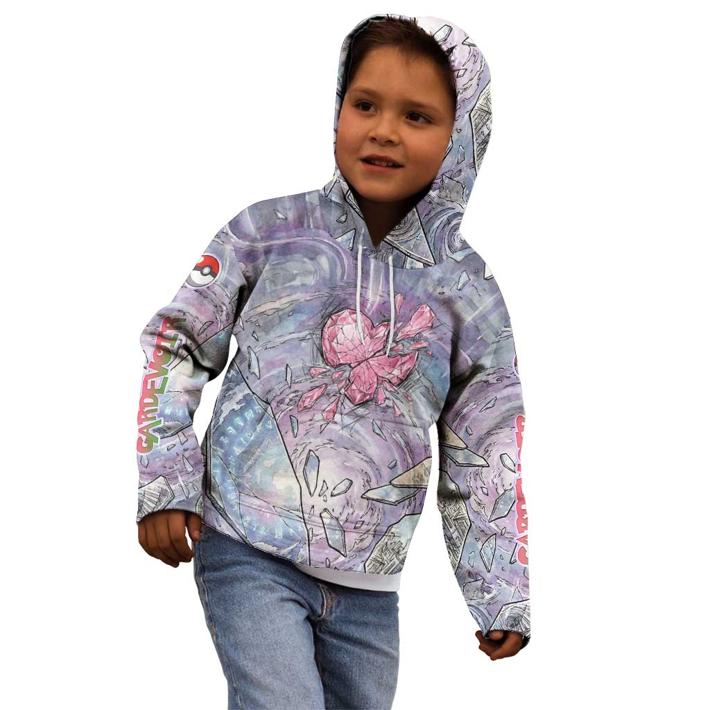 Gardevoir Kid Hoodie Shattered Crystal Galaxy Art