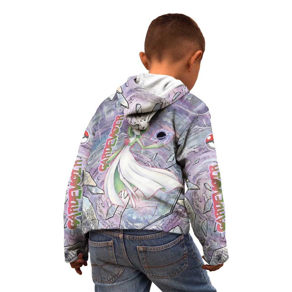 Gardevoir Kid Hoodie Shattered Crystal Galaxy Art