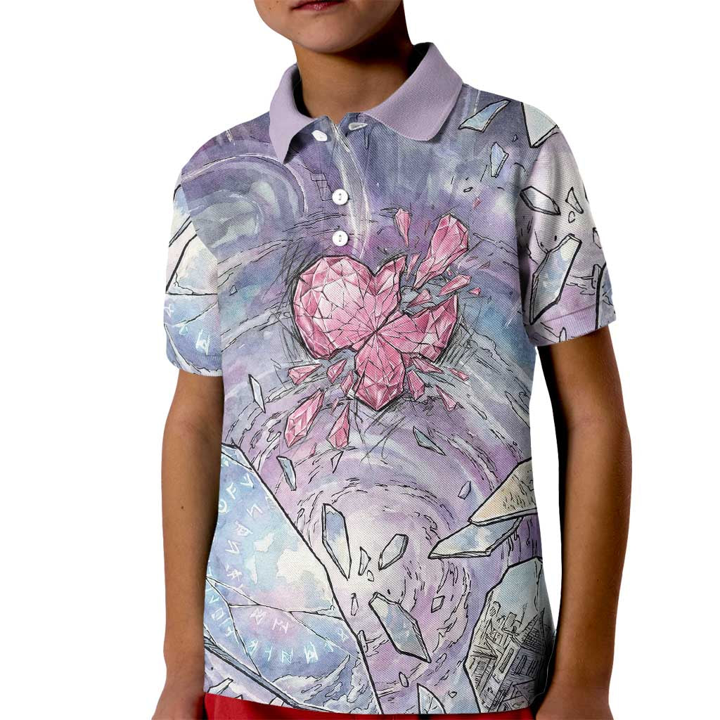 Gardevoir Kid Polo Shirt Shattered Crystal Galaxy Art