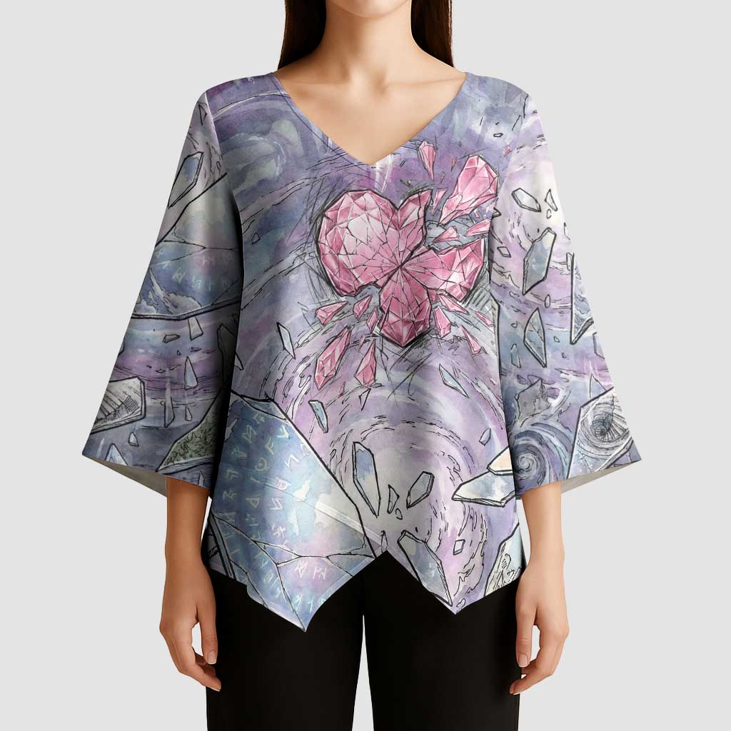 Gardevoir Kimono Sleeve Blouse Shattered Crystal Galaxy Art