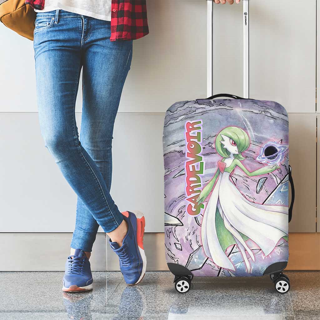 Gardevoir Luggage Cover Shattered Crystal Galaxy Art