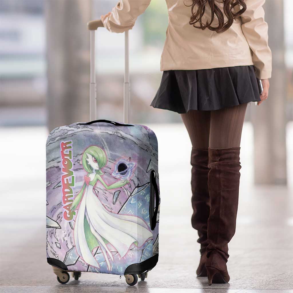 Gardevoir Luggage Cover Shattered Crystal Galaxy Art