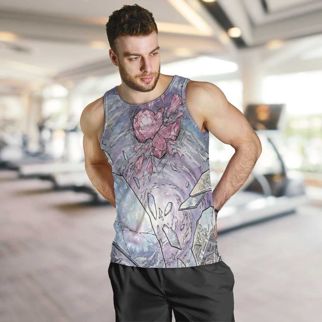 Gardevoir Men Tank Top Shattered Crystal Galaxy Art