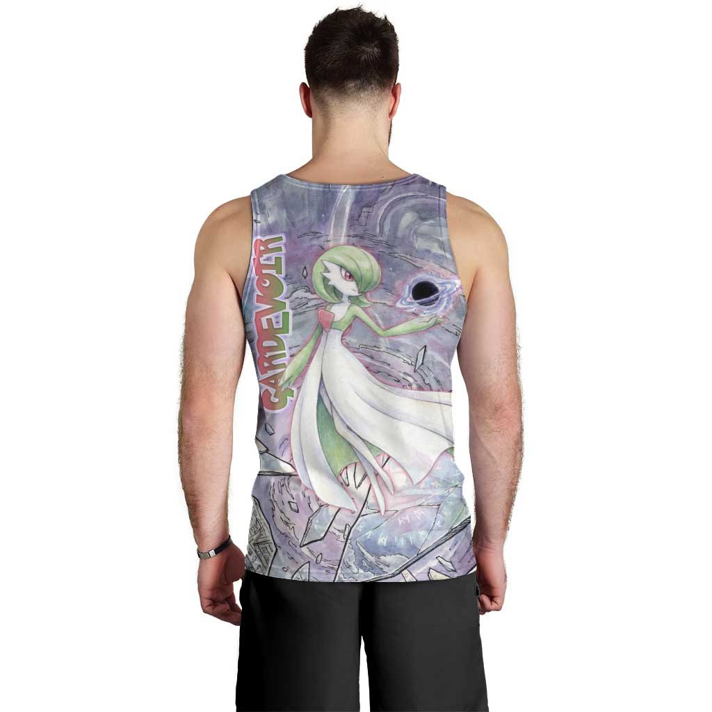 Gardevoir Men Tank Top Shattered Crystal Galaxy Art