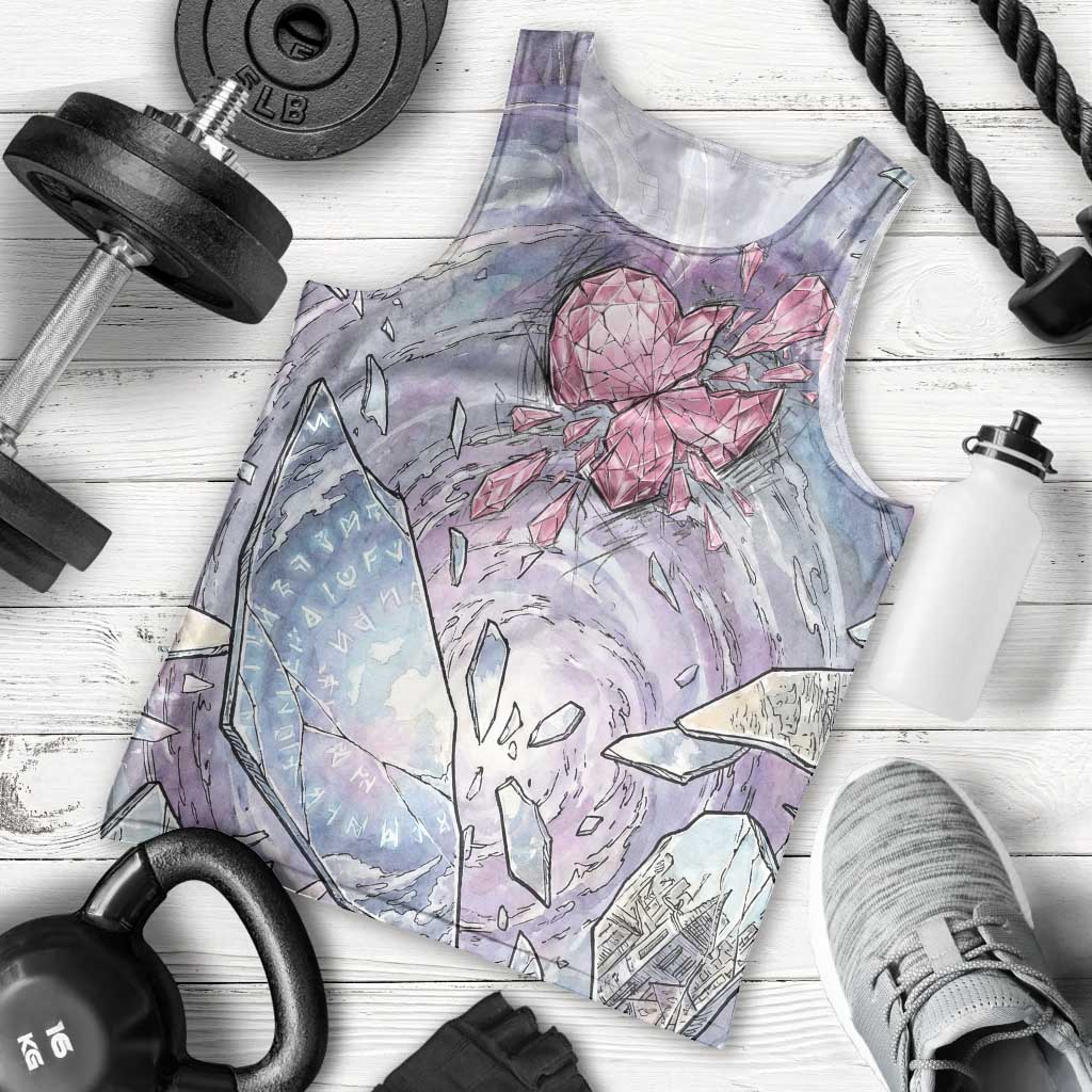 Gardevoir Men Tank Top Shattered Crystal Galaxy Art