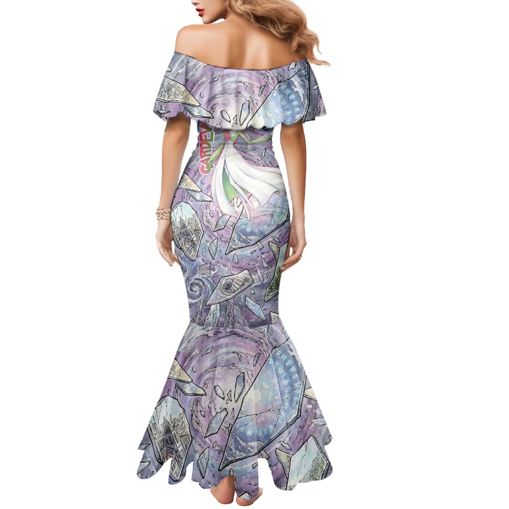 Gardevoir Mermaid Dress Shattered Crystal Galaxy Art