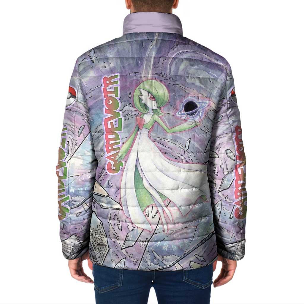 Gardevoir Padded Jacket Shattered Crystal Galaxy Art