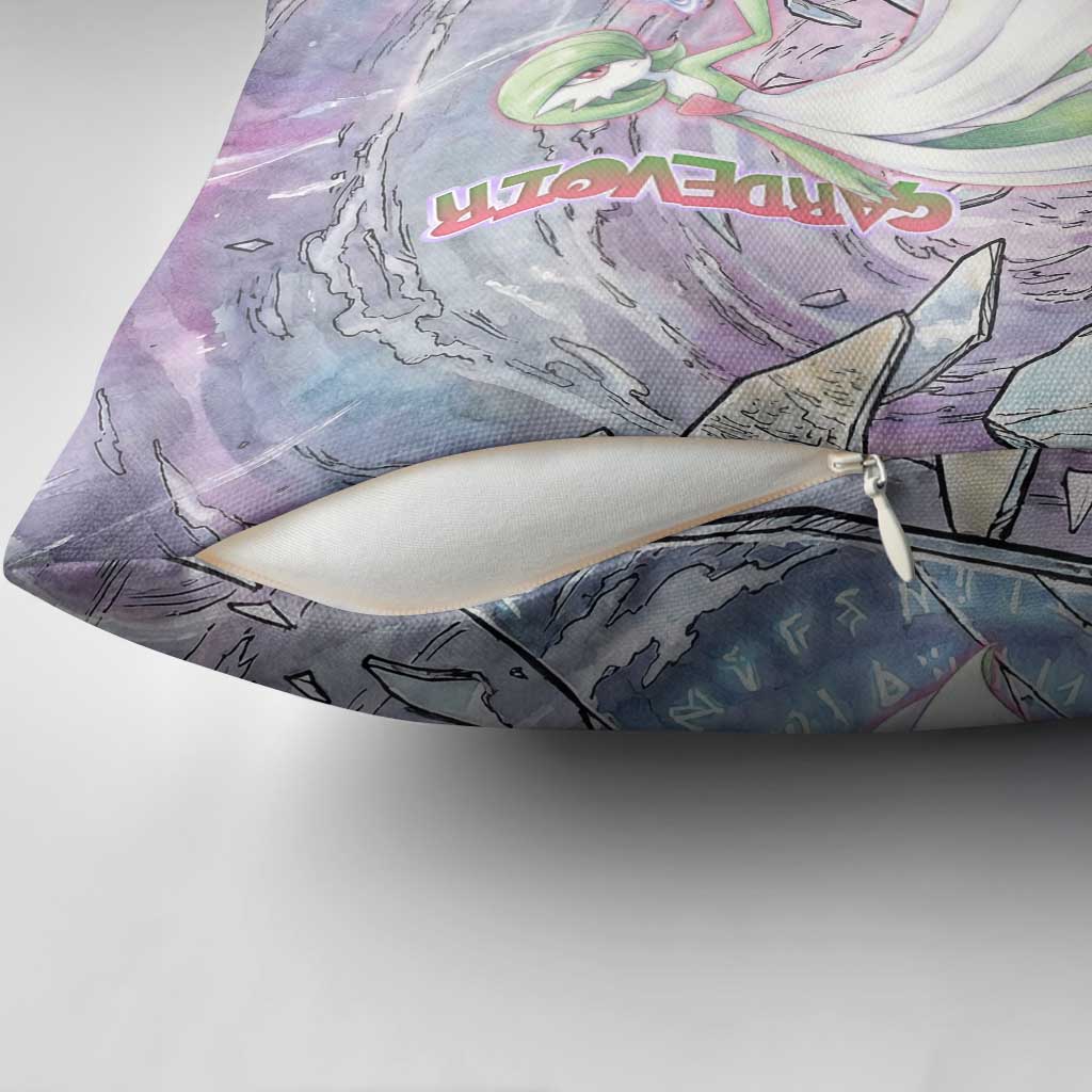 Gardevoir Pillow Cover Shattered Crystal Galaxy Art