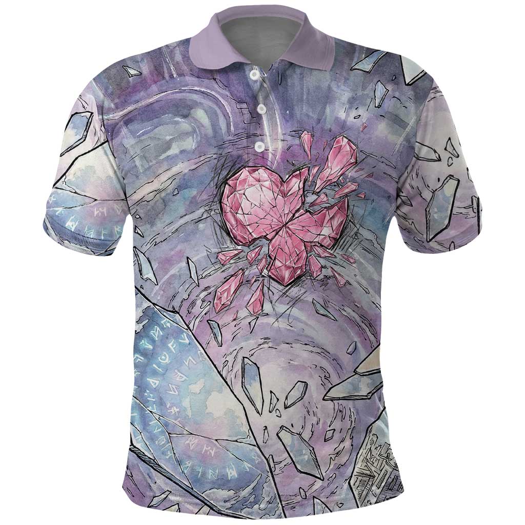 Gardevoir Polo Shirt Shattered Crystal Galaxy Art