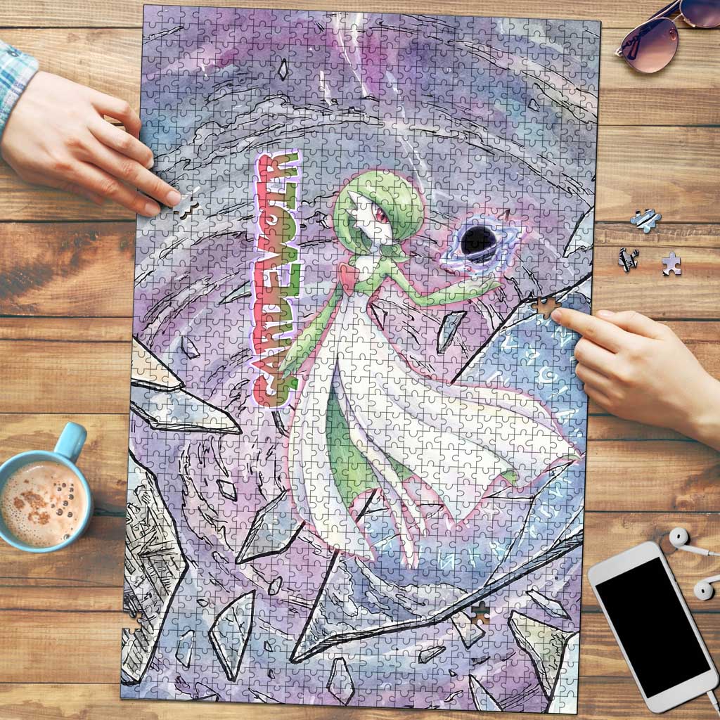 Gardevoir Puzzle Shattered Crystal Galaxy Art