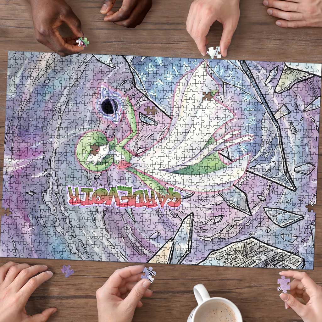 Gardevoir Puzzle Shattered Crystal Galaxy Art