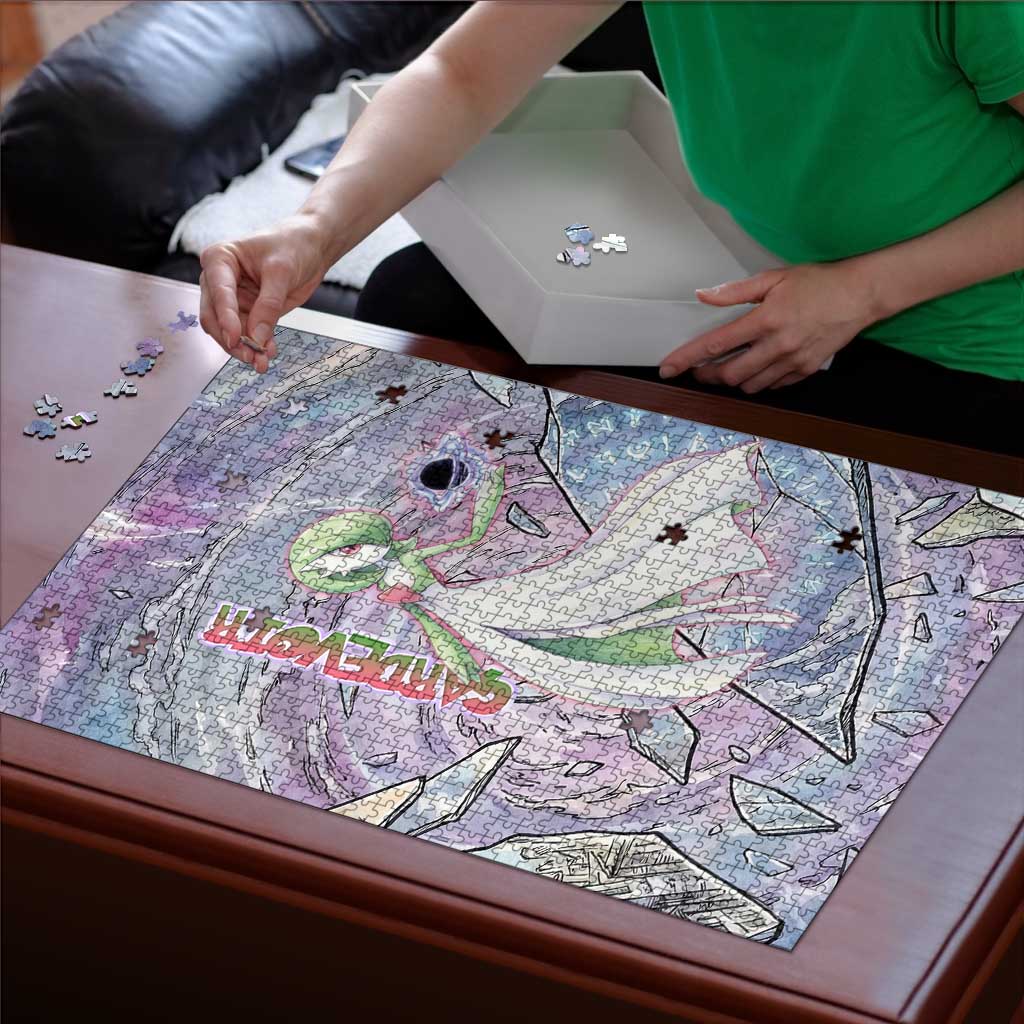 Gardevoir Puzzle Shattered Crystal Galaxy Art